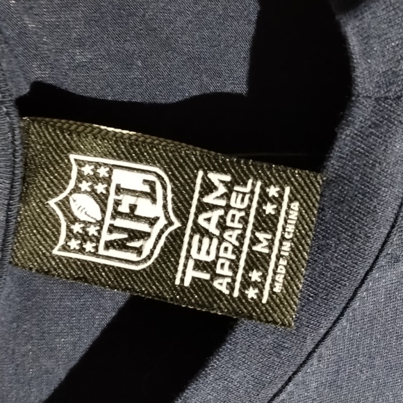 NFL New England Patriots Tshirt M Navy nwt - Picture 2 of 8